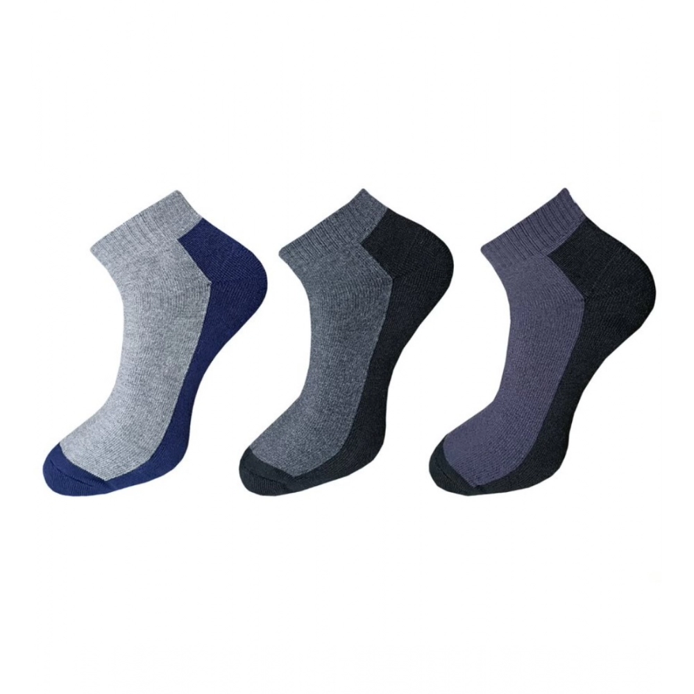 53834917725_2752535aa0_o_d-1000x1000-1.webp Generic 3_Pair Set Unisex Casual Cotton Solid Ankle Length Socks (Multicolor) - Image 1