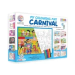 Carnival Printed Colouring Mat | Canvas | Educational Toys | 3+ Years - Image 2
