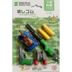 Pack Of_2 Military Design Pencil Erasers | Rubber | Stationery | 3+ Years - Image 3