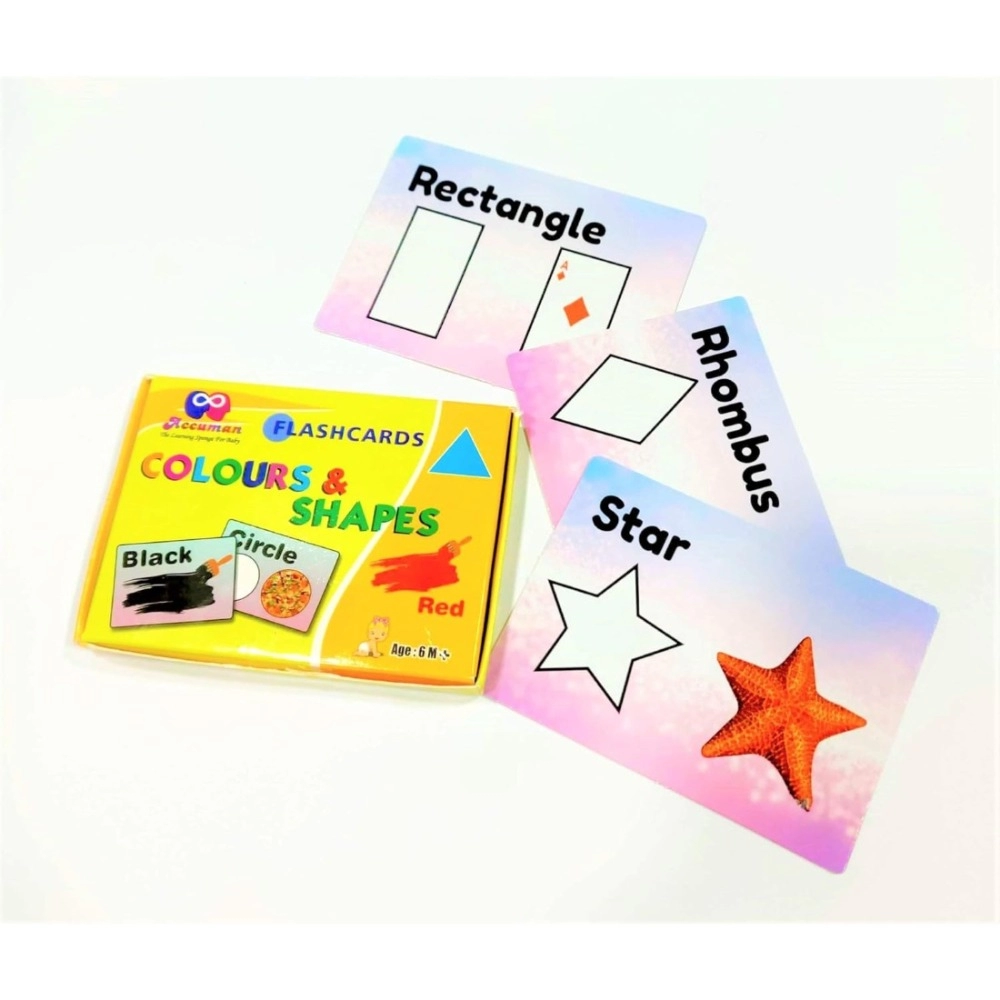 53860473019_f738c4c057_o_d-1000x1000-1.webp Flash Card-Colour N Shapes | Plastic | Educational Toys | 6+ Months - Image 1