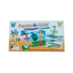 2 In 1 Puzzle & Colors Vegetable |   Cardboard  |   Educational Toys| 3+ Years