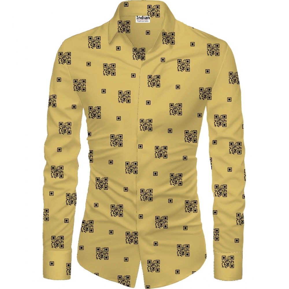 53902213747_6981a035fb_o_d-1000x1000-1.webp Generic Men's Casual Floral Printed Cotton Blend Unstitched Shirt Fabric 1.6 Mtrs (Yellow) - Image 1