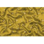 Generic Men's Casual Floral Printed Cotton Blend Unstitched Shirt Fabric 1.6 Mtrs (Mustered) - Image 2