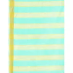 Generic Women's Cotton Silk Striped Saree With Unstitched Blouse 5.5Mtr (Blue) - Image 2
