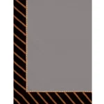 Generic Women's Chiffon Self Design Saree With Unstitched Blouse 5.5Mtr (Silver) - Image 2