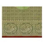 Generic Women's Jacquard Woven Saree With Unstitched Blouse 5.5Mtr (Red) - Image 2