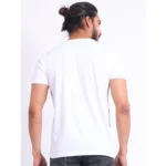 Generic Men's Casual Cotton Printed Round Neck Half Sleeve T-Shirt (Blue) - Image 2