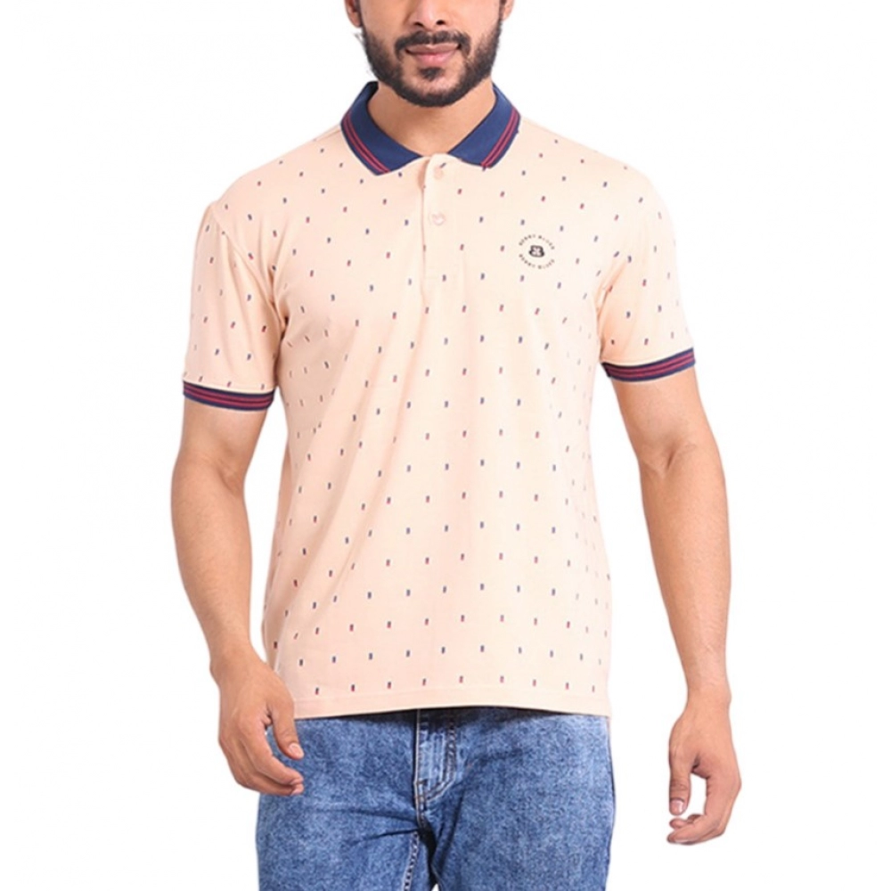 53989734234_b9dd5144a6_o_d-1000x1000-1.webp Generic Men's Casual Cotton Printed Polo Neck Half Sleeve T-Shirt (Peach) - Image 1