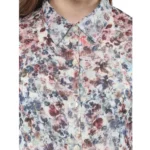 Generic Women's Polyester Chiffon Printed Sleeveless Dress (Multicolor) - Image 2