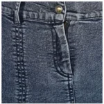 Generic Women's Denim Tie Up Buttoned Skirt (Blue) - Image 2