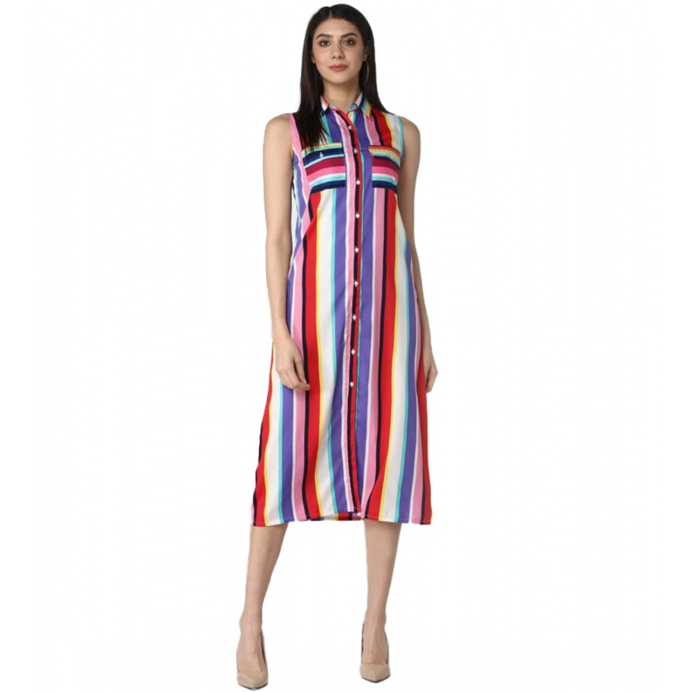 54040648332_f7eb5e52e9_o_d-1000x1000-1.webp Generic Women's Polyester Striped Sleeveless Calf-length Dress (Multicolor) - Image 1