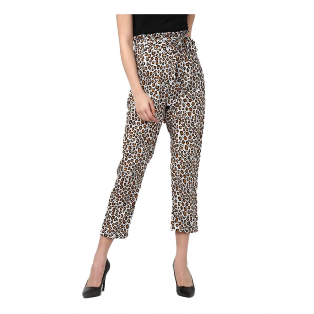 54041835219_de40d23ac2_o_d-1000x1000-1.webp Generic Women's Polyester Animal Print Elasticated Trousers (White - Yellow) - Image 1
