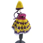 Generic Laddu Gopal Tharad Dress Size: 0 To 6 (Yellow-Blue) - Image 2