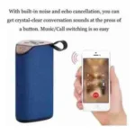 Generic Plastic Rubber Wireless TG111 Bluetooth Speaker (Blue) - Image 2