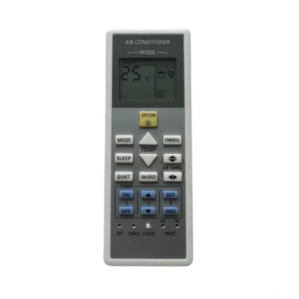 Generic AC Remote No. 157B Compatible-Replacement for Panasonic AC Remote Control (Grey)