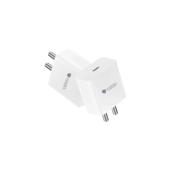 Generic VOXEL 100 Watt ' C ' Port PD Fast Charger AB Plastic (White)