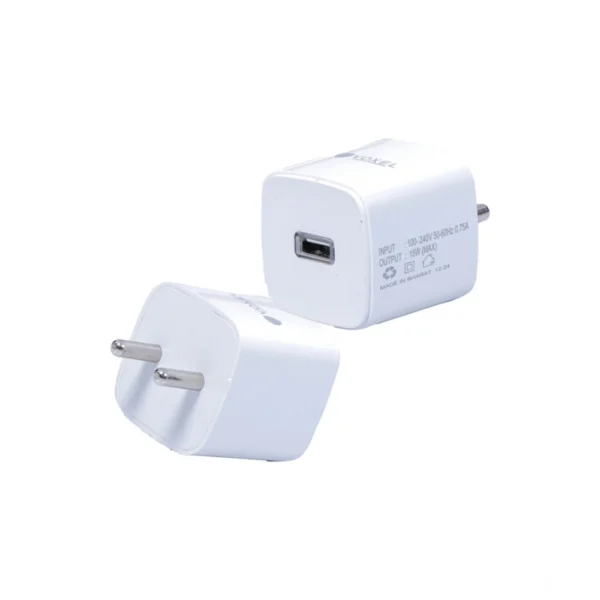 Generic VOXEL 15 Watt Usb Charger AB Plastic (White)