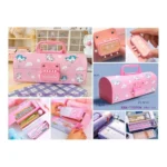 Generic Plastic Pen, Pencil Box Suitcase Style Password Lock (Multicolor ) - Image 2