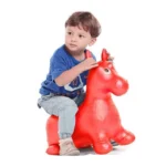 Generic ‎‎Plastic Inflatable Jumping And Riding Horse Air Animal Shape Jumping Toys (Multicolor ) - Image 4
