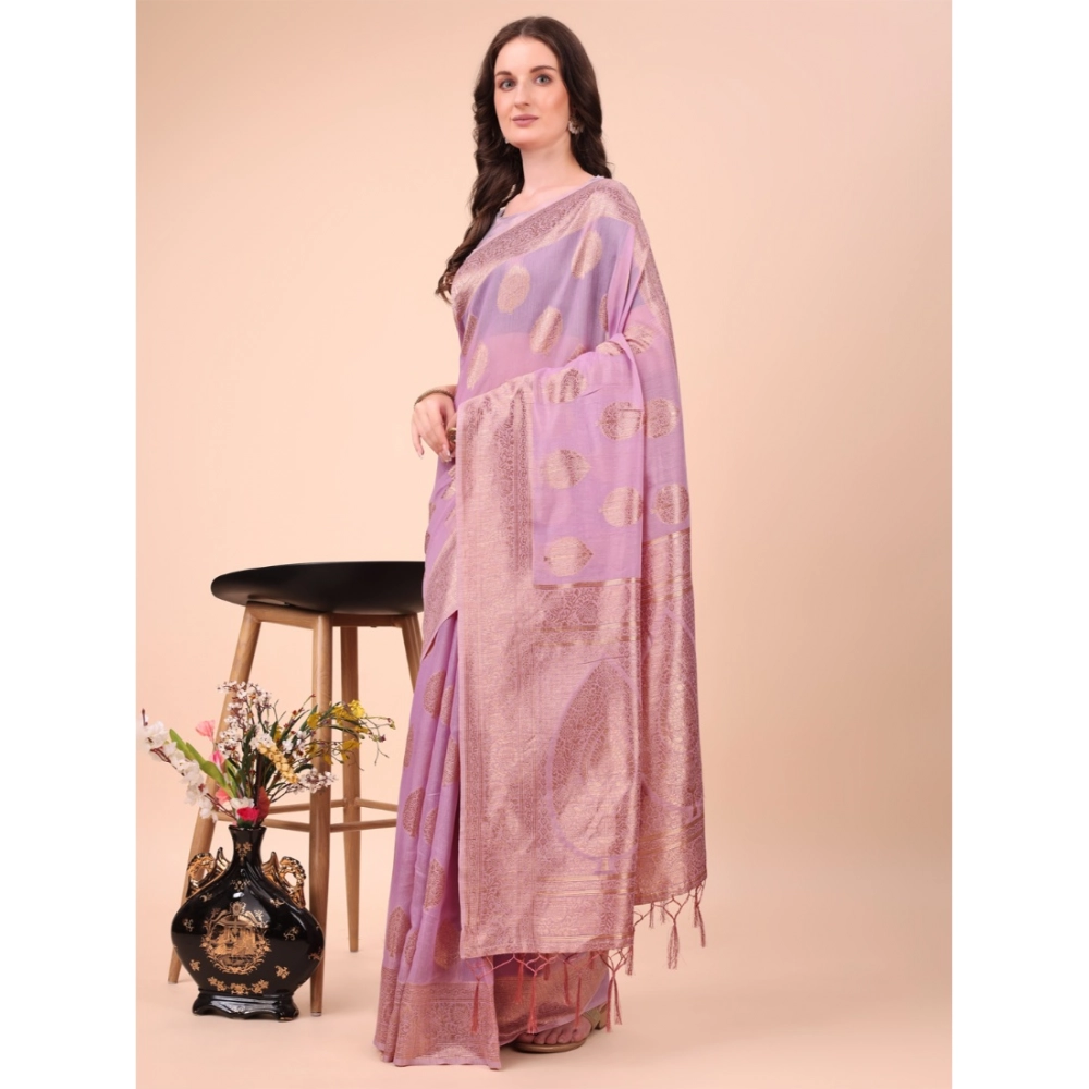 54442782700_726a7ba5c8_o_d-1000x1000-1.webp Generic Women's Cotton Printed Saree With Unstitched Blouse 5.5Mtr (Light Pink) - Image 1