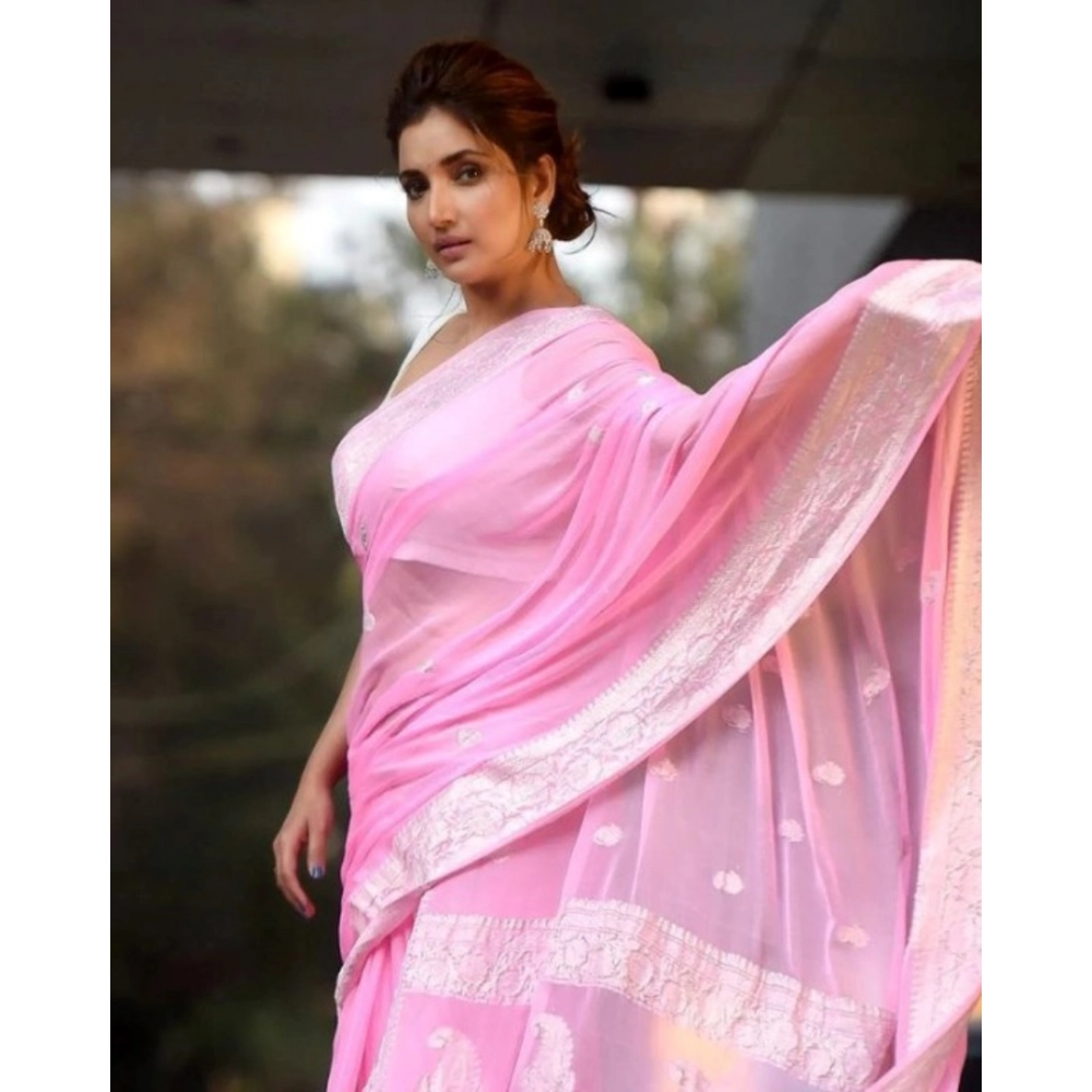 54465974514_5f4abc0c24_o_d-1000x1000-1.webp Generic Women's Cotton Printed Saree With Unstitched Blouse 5.5Mtr (Pink) - Image 1