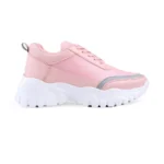 Generic Women's Casual Mesh Printed Lace-Ups Shoes (Pink) - Image 3