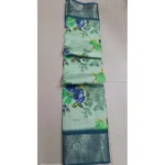 Generic Women's Digital Dolla Silk Printed Saree With Unstitched Blouse 5.5Mtr (Green)
