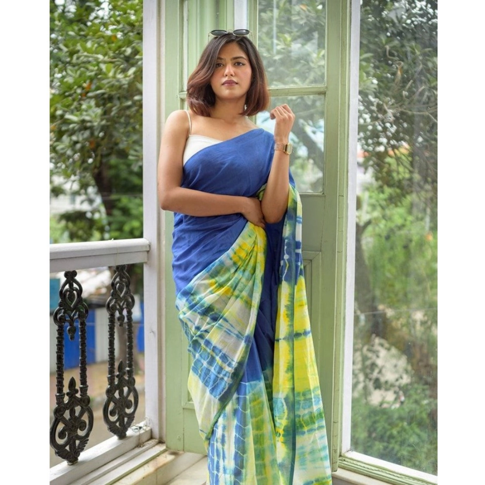 PID-62404-Generic-Womens-Linen-Printed-Saree-With-Unstitched-Blouse-5-5-Mtr-Blue-1-1000x1000-1.webp Generic Women's Linen Printed Saree With Unstitched Blouse 5.5Mtr (Blue) - Image 1
