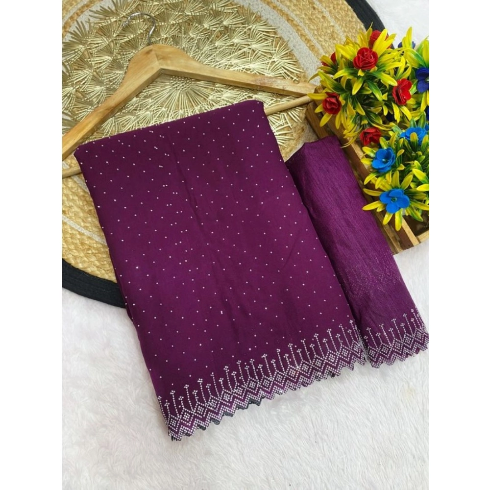 PID-62415-Generic-Women-s-Georgette-Stone-Work-Saree-With-Unstitched-Blouse-5-5-Mtr-Purple-2-1000x1000-1.webp Generic Women's Georgette Stone Work Saree With Unstitched Blouse 5.5Mtr (Purple) - Image 1