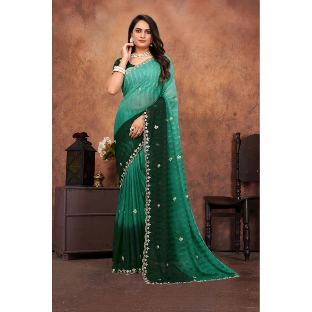 PID-62436-Generic-Women-s-Chiffon-Embroidred-Saree-With-Unstitched-Blouse-5-5-Mtr-Dark-Green-1-1000x1000-1.webp Generic Women's Chiffon Embroidred Saree With Unstitched Blouse 5.5Mtr (Dark Green) - Image 1