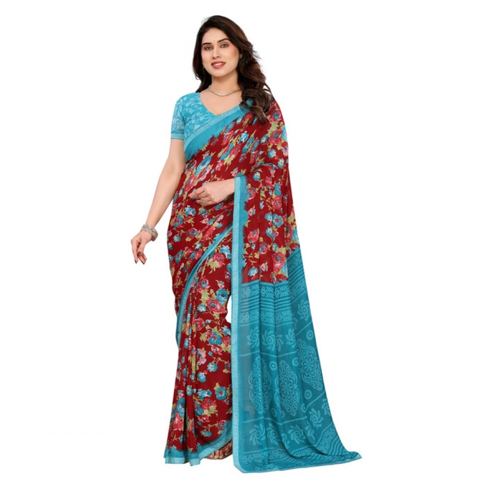 PID-62569-Generic-Women-s-Georgette-Printed-Saree-With-Unstitched-Blouse-5-5-Mtr-Maroon-1-1000x1000-1.webp Generic Women's Georgette Printed Saree With Unstitched Blouse 5.5Mtr (Maroon) - Image 1