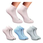 Generic 3_Pair Set Unisex Casual Cotton Printed Low Cut Socks (Multicolor)
