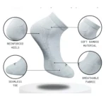 Generic 3_Pair Set Unisex Casual Cotton Printed Low Cut Socks (Multicolor) - Image 2