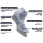 Generic 3_Pair Set Unisex Casual Cotton Printed Low Cut Socks (Multicolor) - Image 4