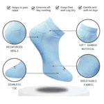 Generic 3_Pair Set Unisex Casual Cotton Printed Low Cut Socks (Multicolor) - Image 2