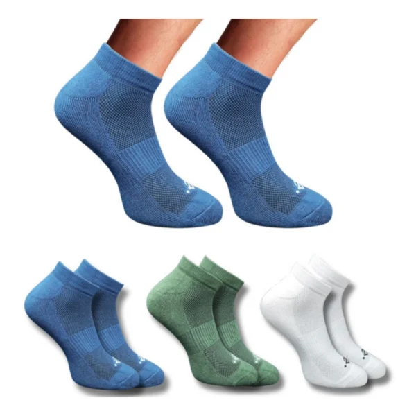 Generic 3_Pair Set Unisex Casual Cotton Printed Low Cut Socks (Multicolor)