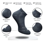 Generic 3_Pair Set Unisex Casual Cotton Printed Low Cut Socks (Multicolor) - Image 2