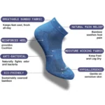 Generic 3_Pair Set Unisex Casual Cotton Printed Low Cut Socks (Multicolor) - Image 4