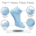 Generic 3_Pair Set Unisex Casual Cotton Printed Low Cut Socks (Multicolor) - Image 2