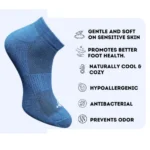 Generic 3_Pair Set Unisex Casual Cotton Printed Low Cut Socks (Multicolor) - Image 3