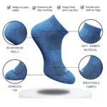 Generic 3_Pair Set Unisex Casual Cotton Printed Low Cut Socks (Multicolor) - Image 2