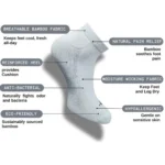 Generic 3_Pair Set Unisex Casual Cotton Printed Low Cut Socks (Multicolor) - Image 4