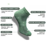 Generic 3_Pair Set Unisex Casual Cotton Printed Low Cut Socks (Multicolor) - Image 4