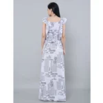 Generic Women's Casual Crepe Sleeveless Dress (White) - Image 5