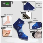 Generic 3_Pair Set Unisex Casual Cotton Printed Low Cut Socks (Multicolor) - Image 2