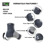 Generic 3_Pair Set Unisex Casual Cotton Printed Ankle Length Support Socks (Multicolor) - Image 2