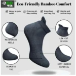 Generic 4_Pair Set Unisex Casual Cotton Printed Ankle Length Socks (Multicolor) - Image 3