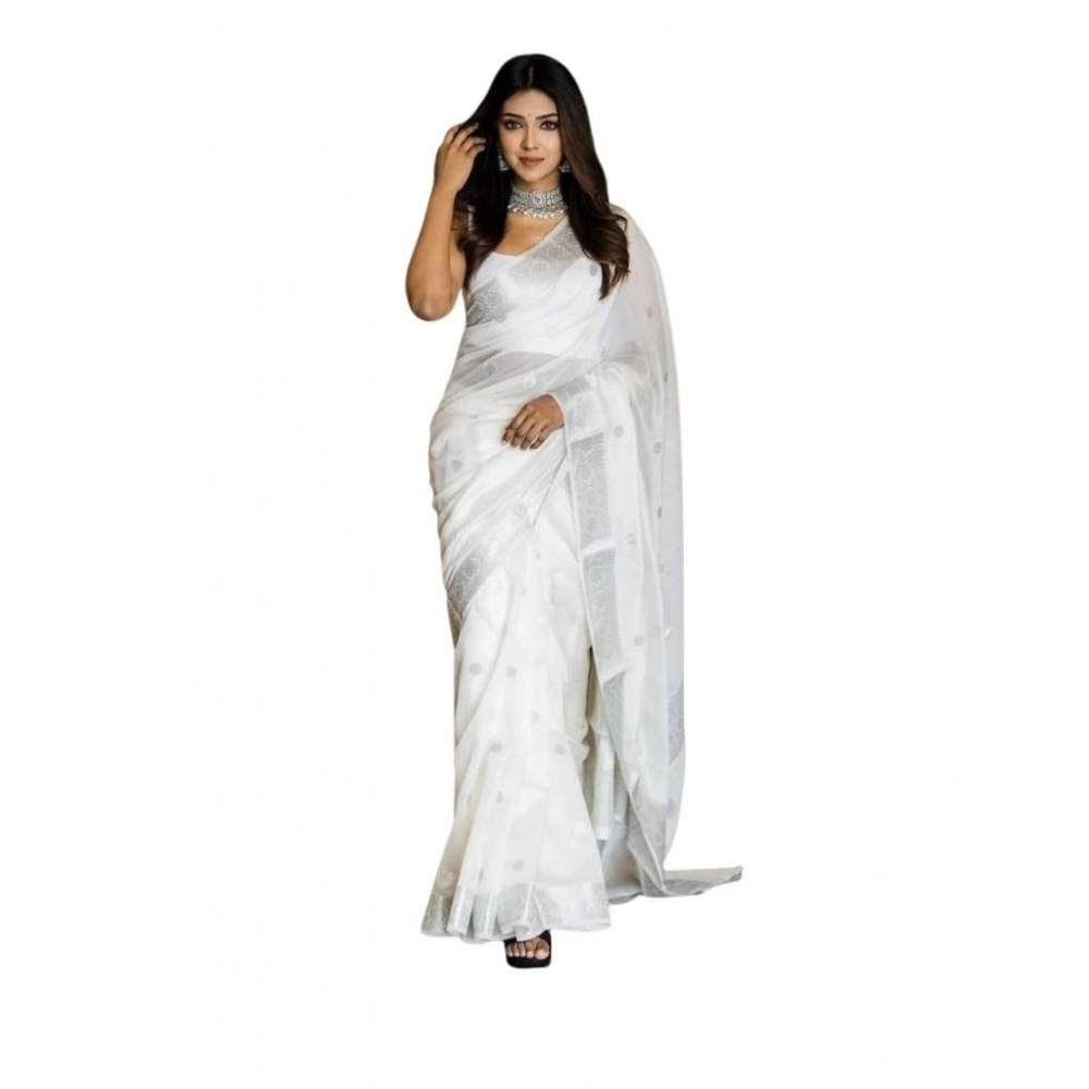 PID-63588-Women-s-Soft-Lichi-Silk-Printed-Saree-With-Unstitched-Blouse-5-5-Mtr-White-1-1000x1000-1.webp Generic Women's Soft Lichi Silk Printed Saree With Unstitched Blouse 5.5Mtr (White) - Image 1