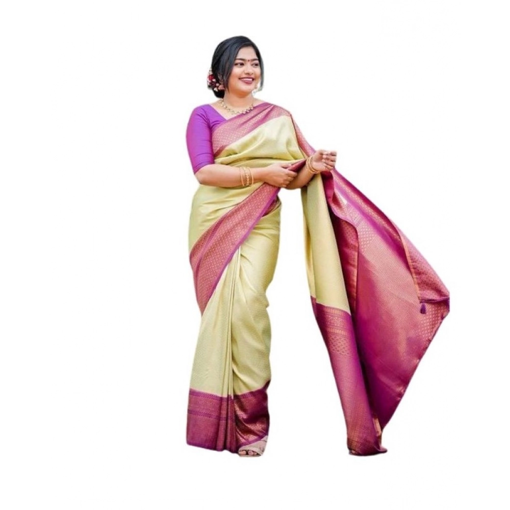 PID-63608-Women-s-Soft-Lichi-Silk-Printed-Saree-With-Unstitched-Blouse-5-5-Mtr-Light-Green-1-1000x1000-1.webp Generic Women's Soft Lichi Silk Printed Saree With Unstitched Blouse 5.5Mtr (Light-Green) - Image 1