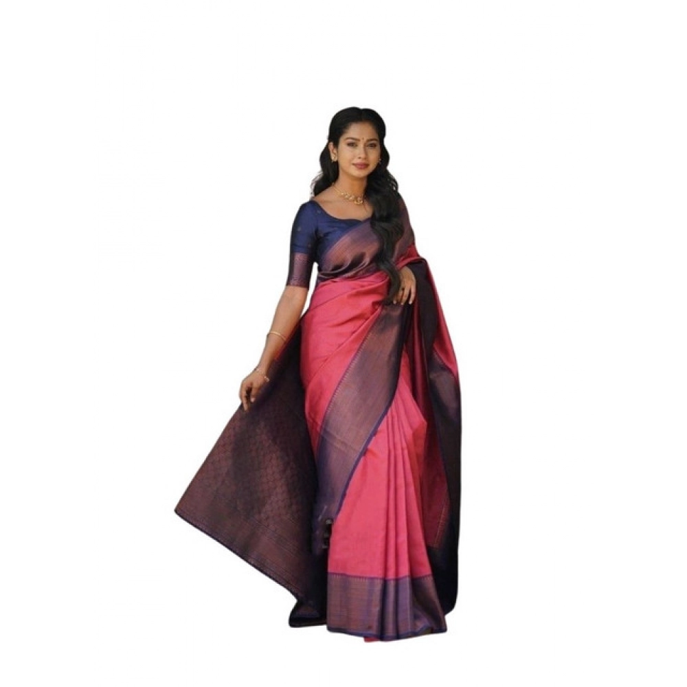 PID-63621-Women-s-Soft-Lichi-Silk-Printed-Saree-With-Unstitched-Blouse-5-5-Mtr-Red-1-1000x1000-1.webp Generic Women's Soft Lichi Silk Printed Saree With Unstitched Blouse 5.5Mtr (Red) - Image 1